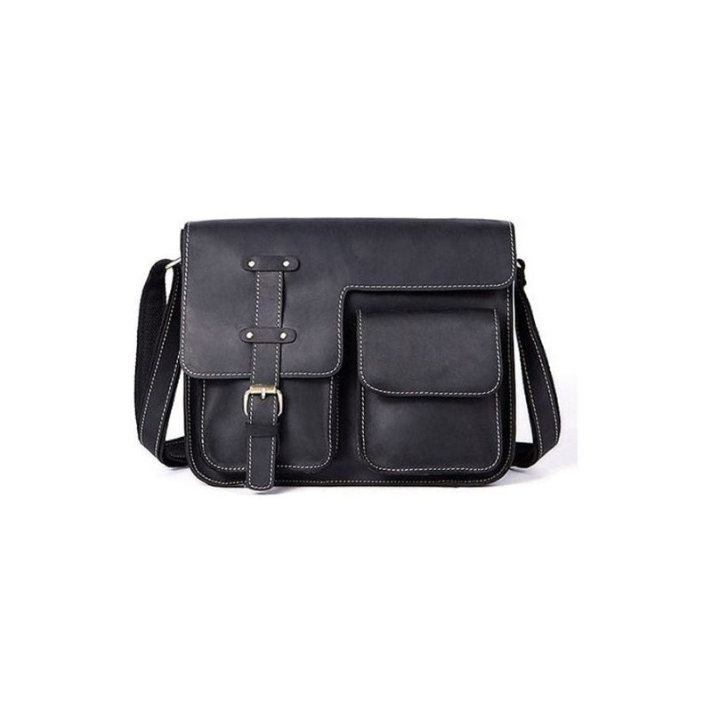 Férfi Aktatáskák Luxus Egzotikus Bőr Vintage Flap Crossbody Aktatáska