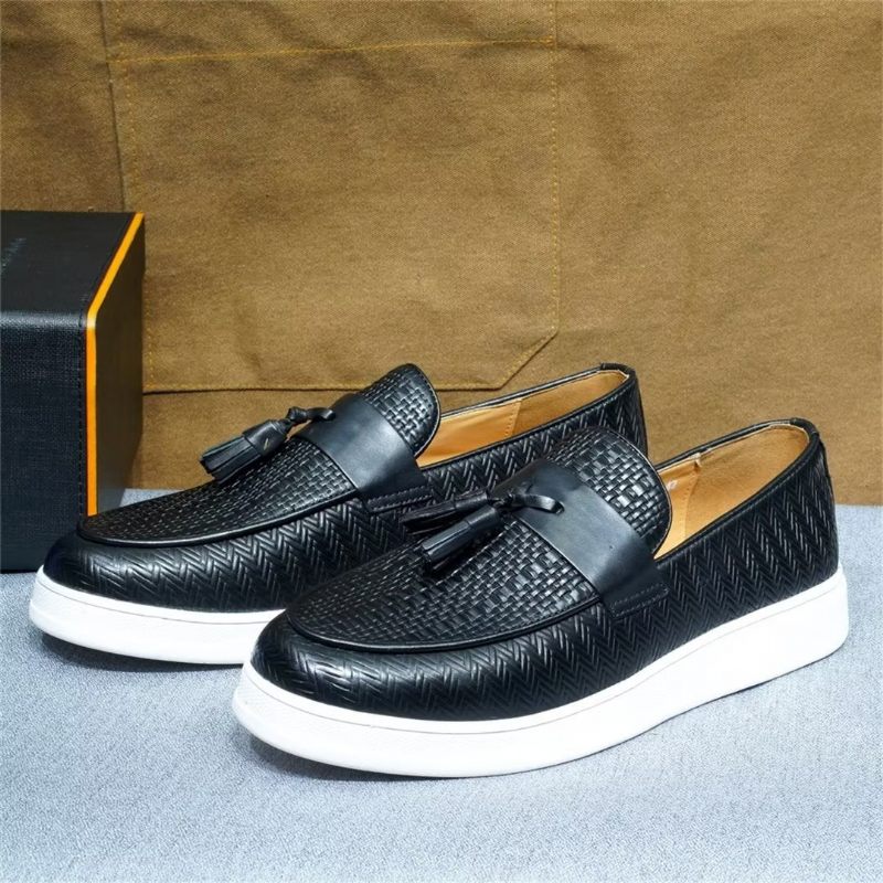 Férfi Alkalmi Cipők Slip-on Elegance - Fekete