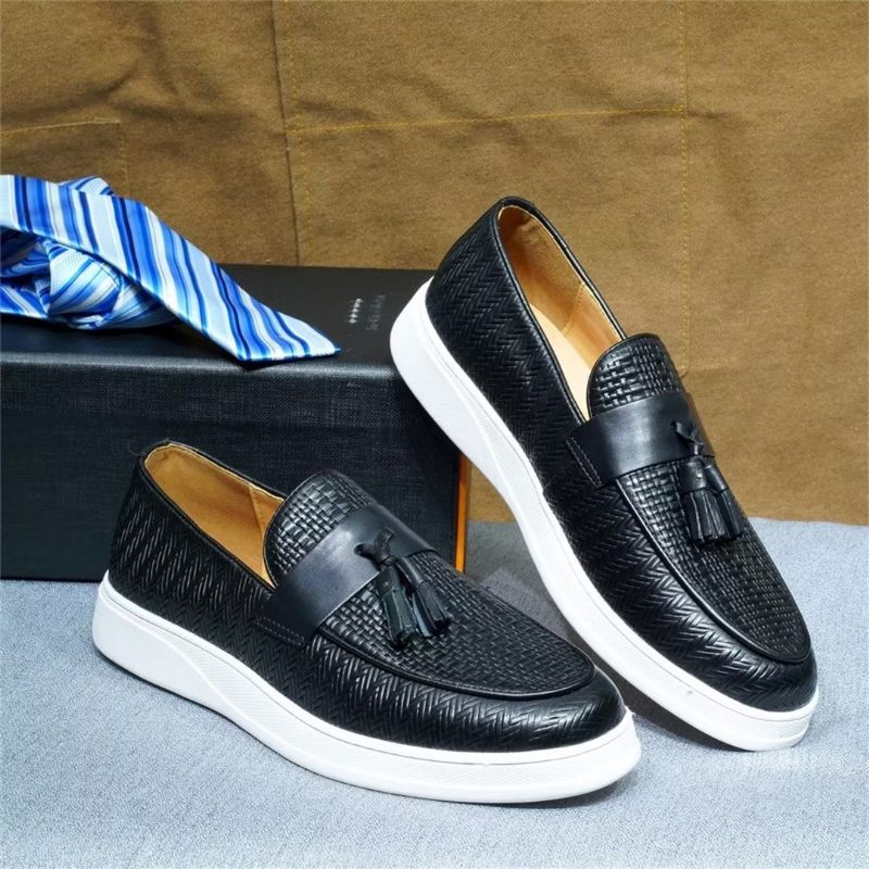 Férfi Alkalmi Cipők Slip-on Elegance - Fekete