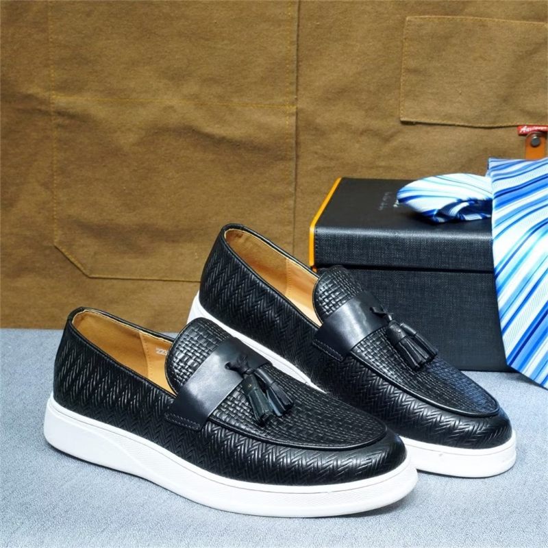 Férfi Alkalmi Cipők Slip-on Elegance - Fekete