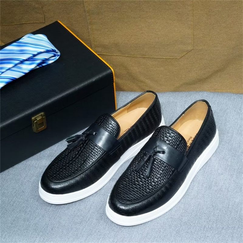 Férfi Alkalmi Cipők Slip-on Elegance - Fekete