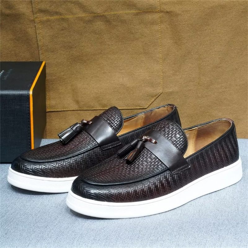 Férfi Alkalmi Cipők Slip-on Elegance - Kávé