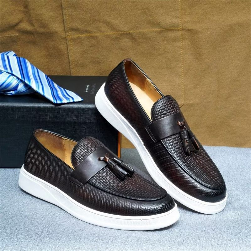 Férfi Alkalmi Cipők Slip-on Elegance - Kávé