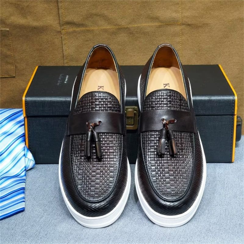 Férfi Alkalmi Cipők Slip-on Elegance - Kávé