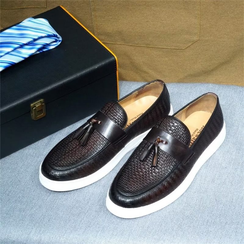 Férfi Alkalmi Cipők Slip-on Elegance - Kávé