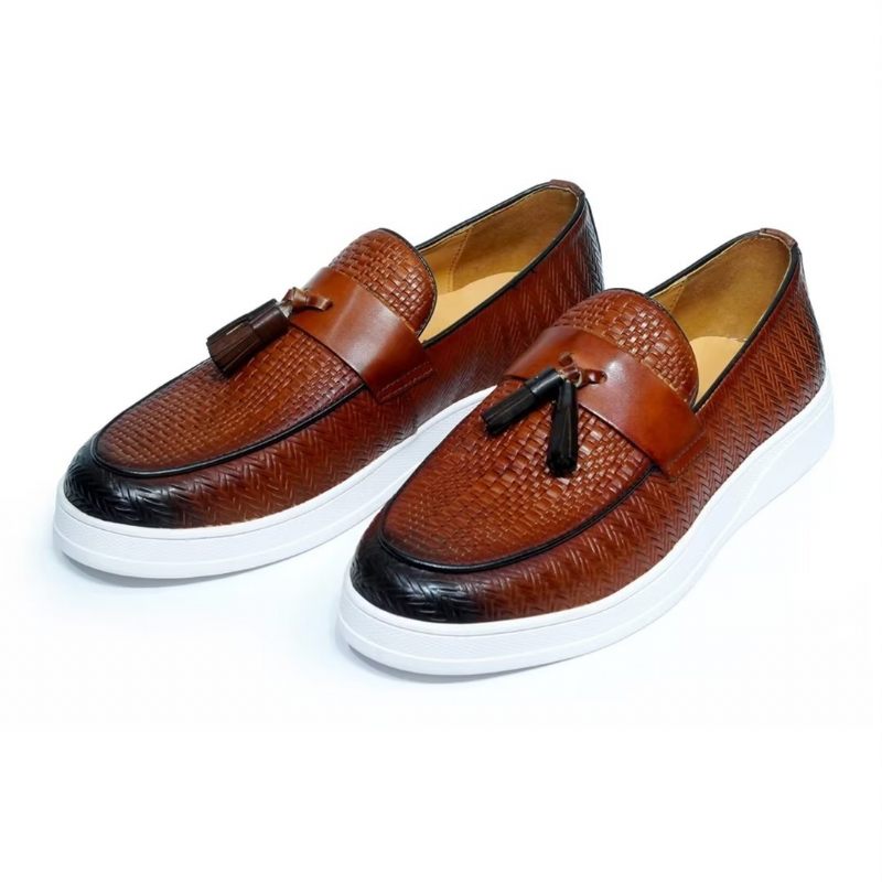 Férfi Alkalmi Cipők Slip-on Elegance - Barna