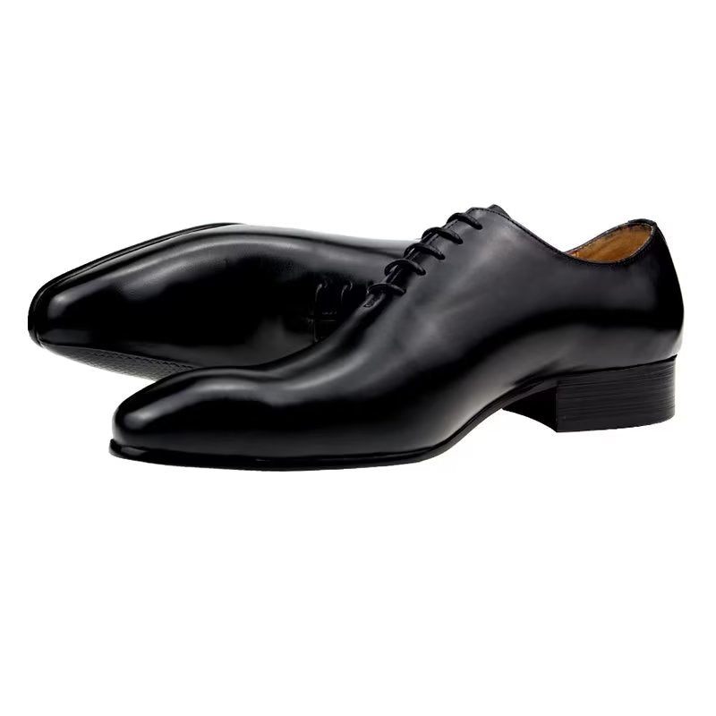 Férfi Formális Cipő Elegáns Brogue Nuptial Oxford Bőrcipő - Fekete