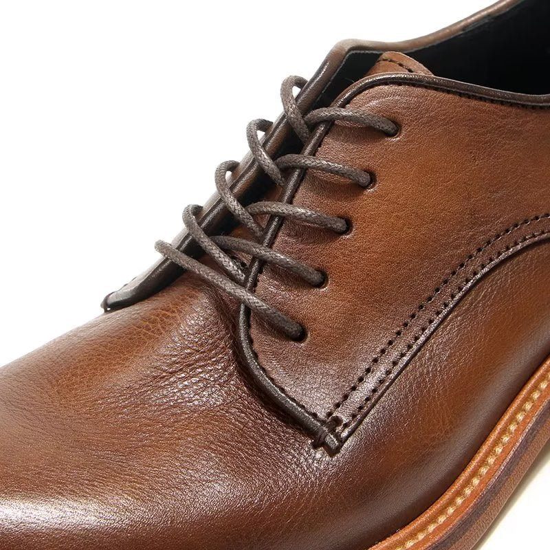 Férfi Formális Cipő Elegáns Retro Brogue Bőr Ruha Oxford - Barna