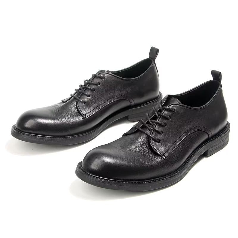 Férfi Formális Cipő Elegáns Retro Brogue Bőr Ruha Oxford - Fekete