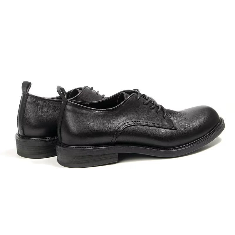 Férfi Formális Cipő Elegáns Retro Brogue Bőr Ruha Oxford - Fekete