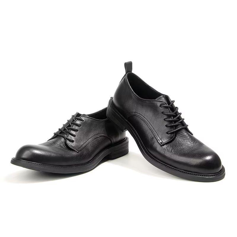 Férfi Formális Cipő Elegáns Retro Brogue Bőr Ruha Oxford - Fekete