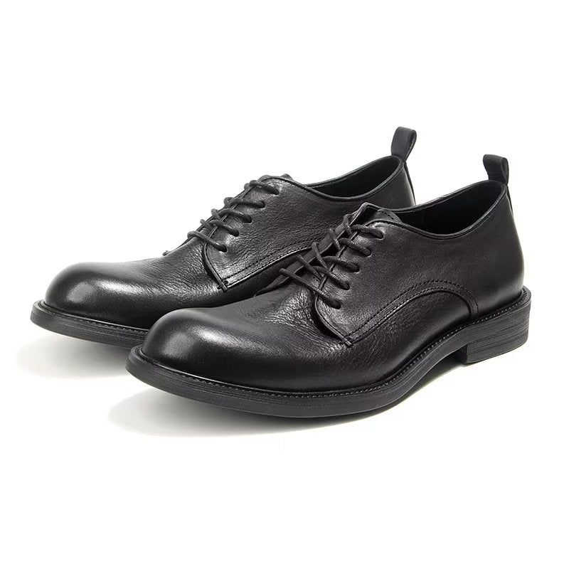 Férfi Formális Cipő Elegáns Retro Brogue Bőr Ruha Oxford - Fekete