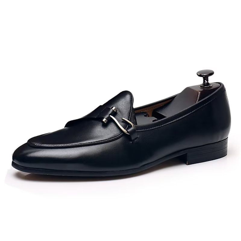 Férfi Formális Cipő Klasszikus Brogue Slip-ons - Fekete