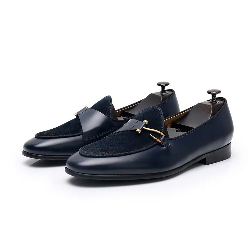 Férfi Formális Cipő Klasszikus Brogue Slip-ons - Fekete