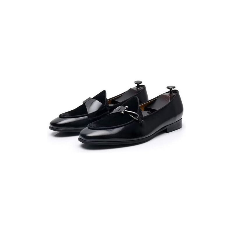 Férfi Formális Cipő Klasszikus Brogue Slip-ons - Fekete