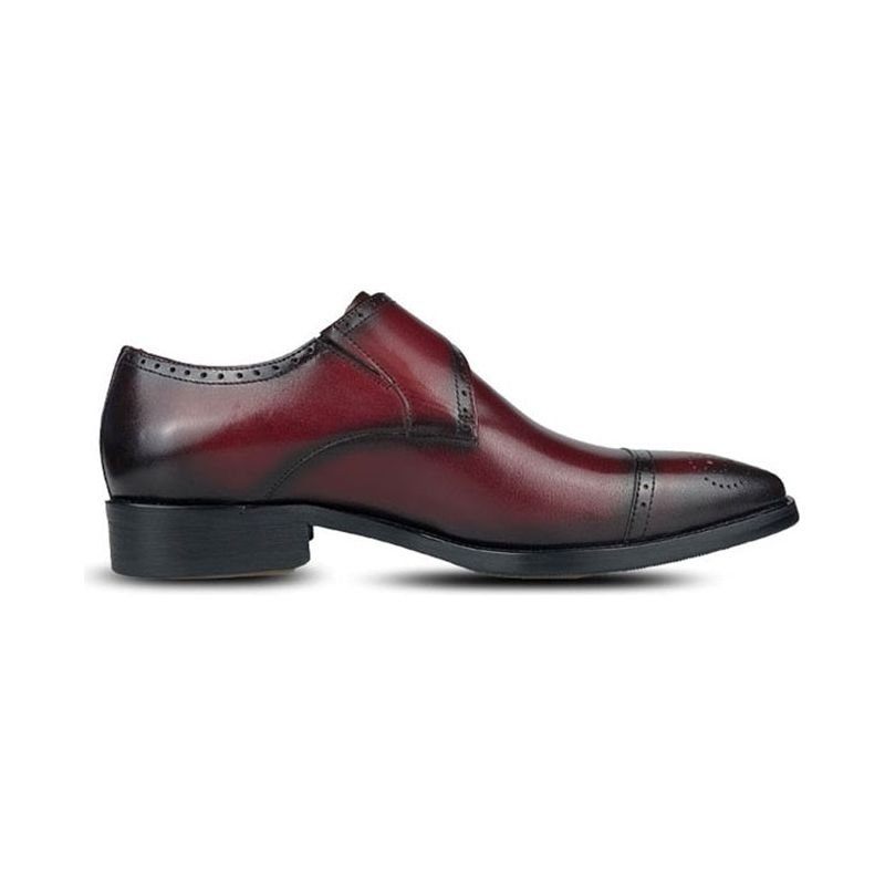 Férfi Formális Cipő Wingtip Oxford Ruhacipő Exquisite Elegance - Piros