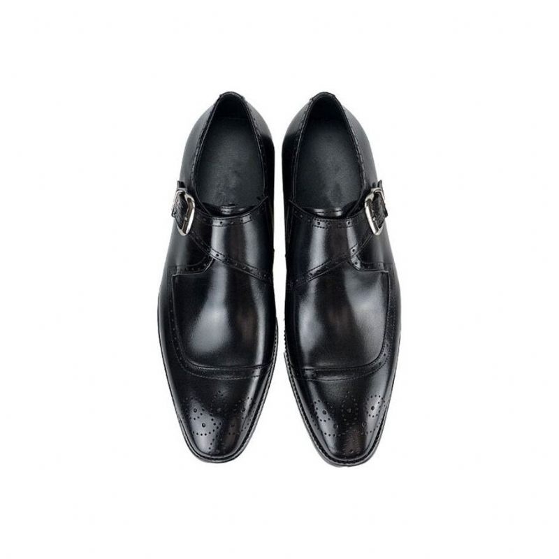 Férfi Formális Cipő Wingtip Oxford Ruhacipő Exquisite Elegance - Fekete