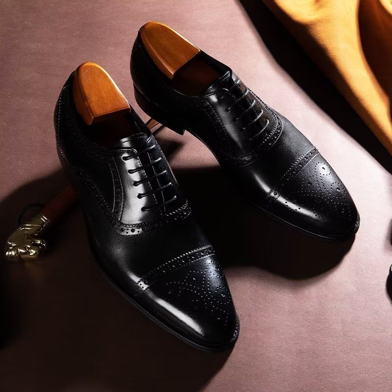 Férfi Formális Cipők Elegáns Brogues Ruhacipők - Fekete