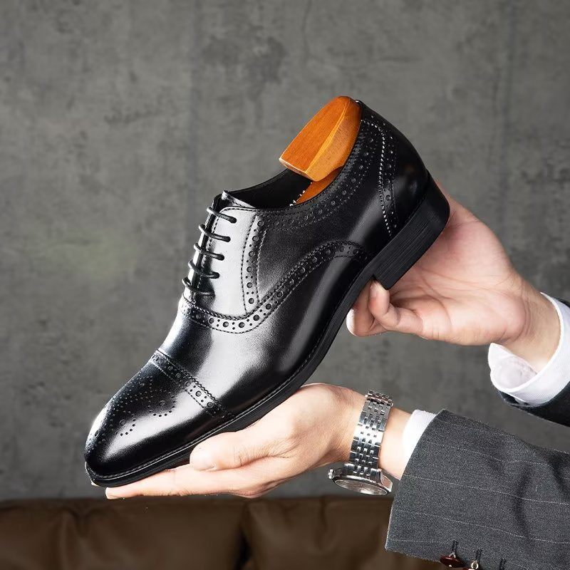 Férfi Formális Cipők Elegáns Brogues Ruhacipők - Fekete