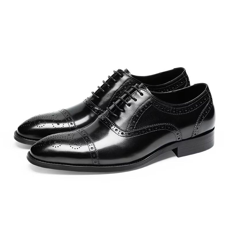 Férfi Formális Cipők Elegáns Brogues Ruhacipők - Fekete