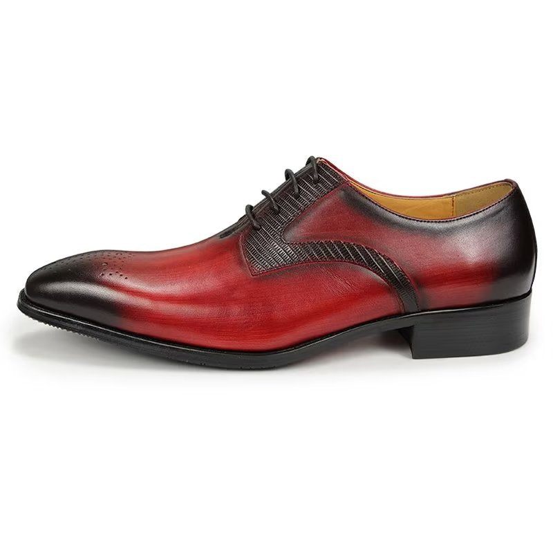 Férfi Hivatalos Cipő Elegáns Esküvői Brogues - Piros