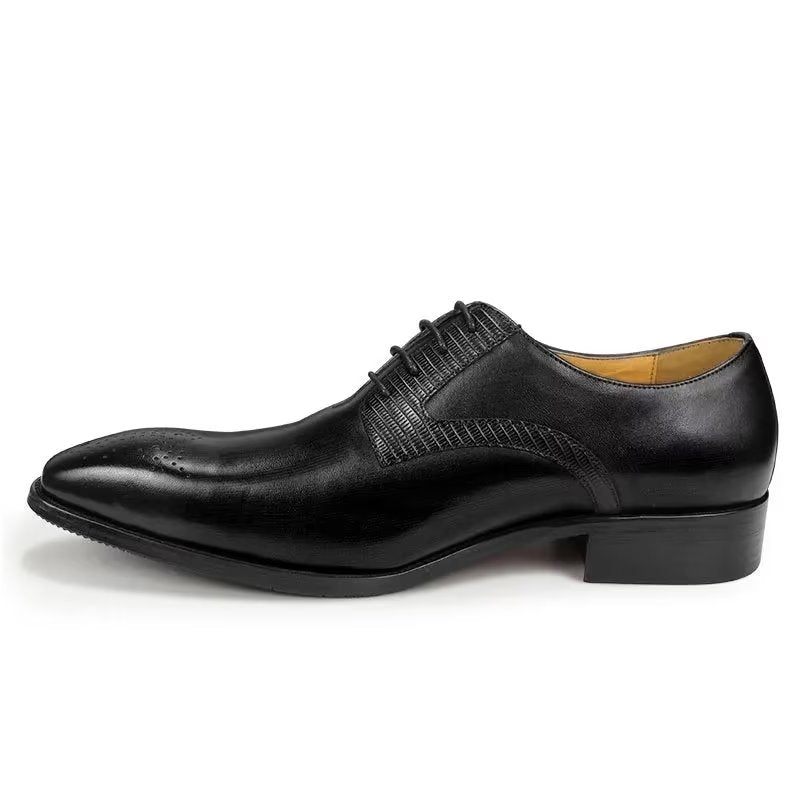 Férfi Hivatalos Cipő Elegáns Esküvői Brogues - Fekete