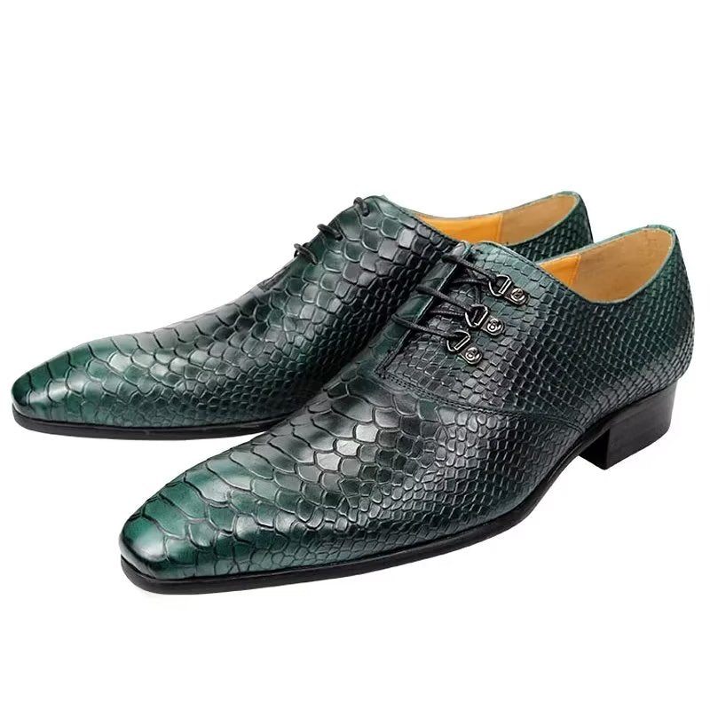 Férfi Hivatalos Cipő Esküvői Brogues - Zöld