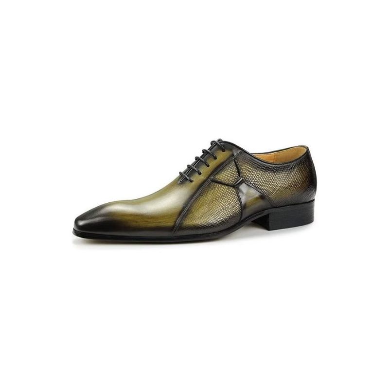 Férfi Hivatalos Cipők Deluxe Bőrből Készült Chicopulent Nuptial Brogues - Zöld