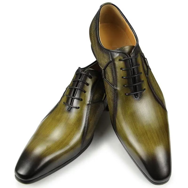 Férfi Hivatalos Cipők Deluxe Bőrből Készült Chicopulent Nuptial Brogues - Zöld