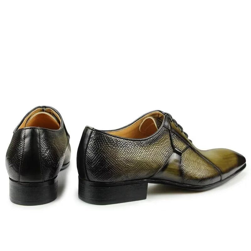 Férfi Hivatalos Cipők Deluxe Bőrből Készült Chicopulent Nuptial Brogues - Zöld