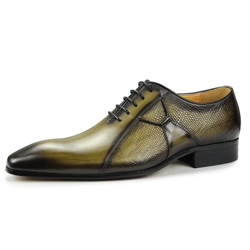 Férfi Hivatalos Cipők Deluxe Bőrből Készült Chicopulent Nuptial Brogues - Zöld