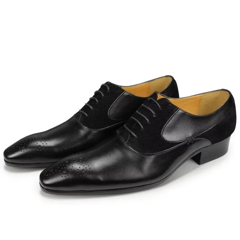 Férfi Hivatalos Cipők Deluxe Esküvői Oxford Modishopulence Brogue - Fekete