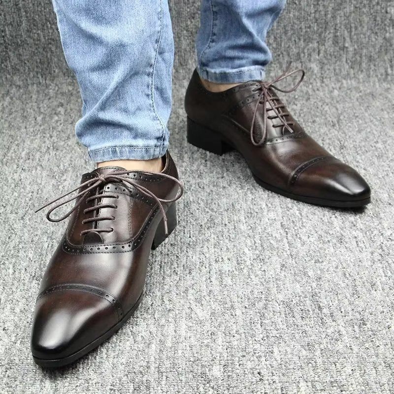 Férfi Hivatalos Cipők Deluxe Oxford Lavishnuptial Brogues - Kávé