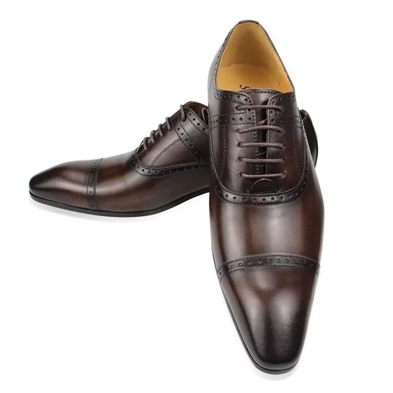 Férfi Hivatalos Cipők Deluxe Oxford Lavishnuptial Brogues - Kávé