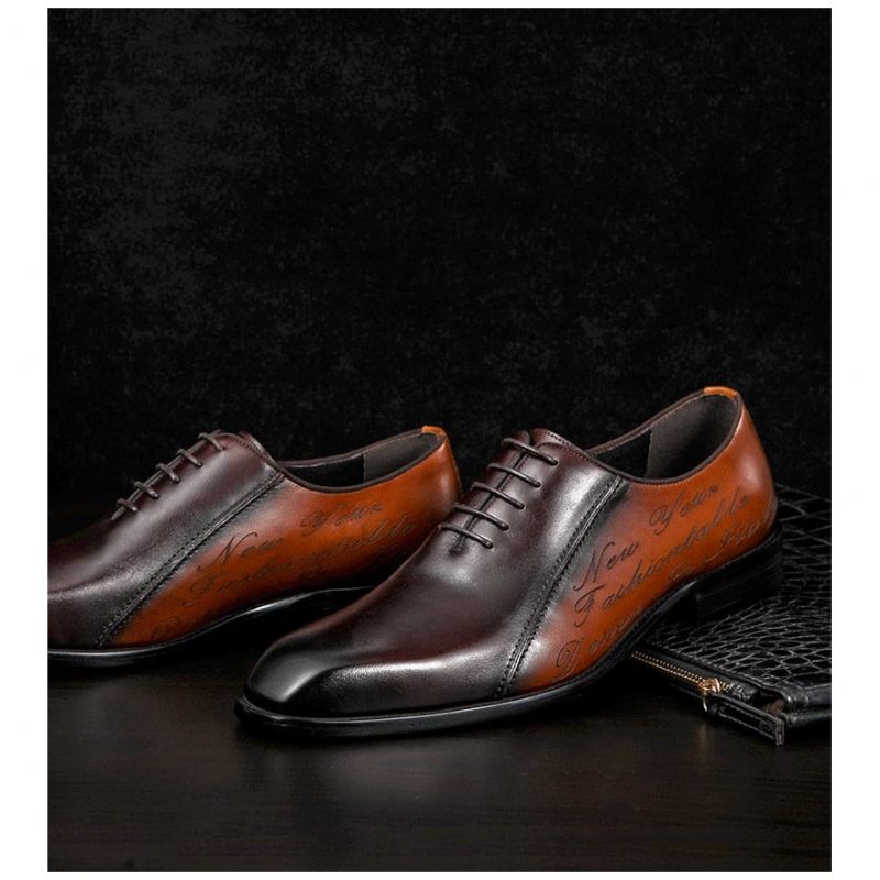 Férfi Hivatalos Cipők Egzotikus Brogue Dress - Kávé