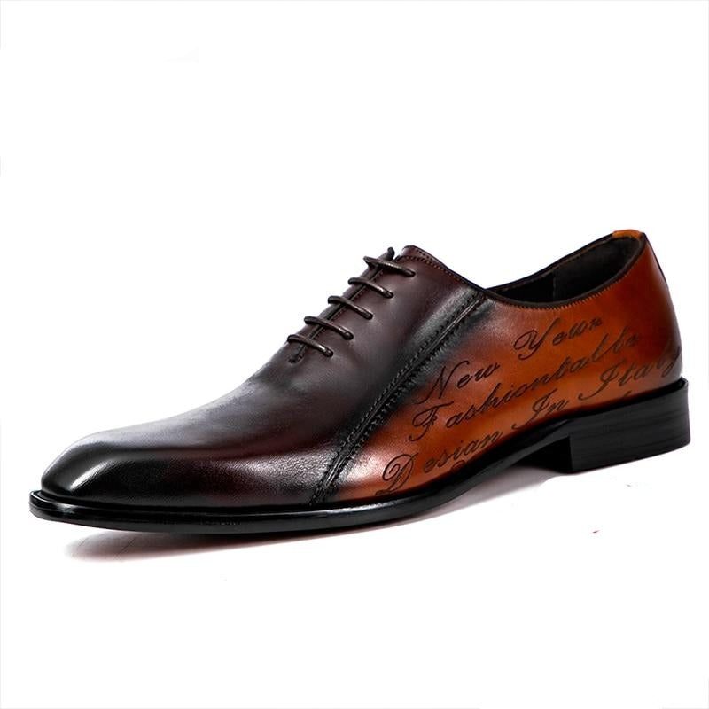 Férfi Hivatalos Cipők Egzotikus Brogue Dress - Kávé