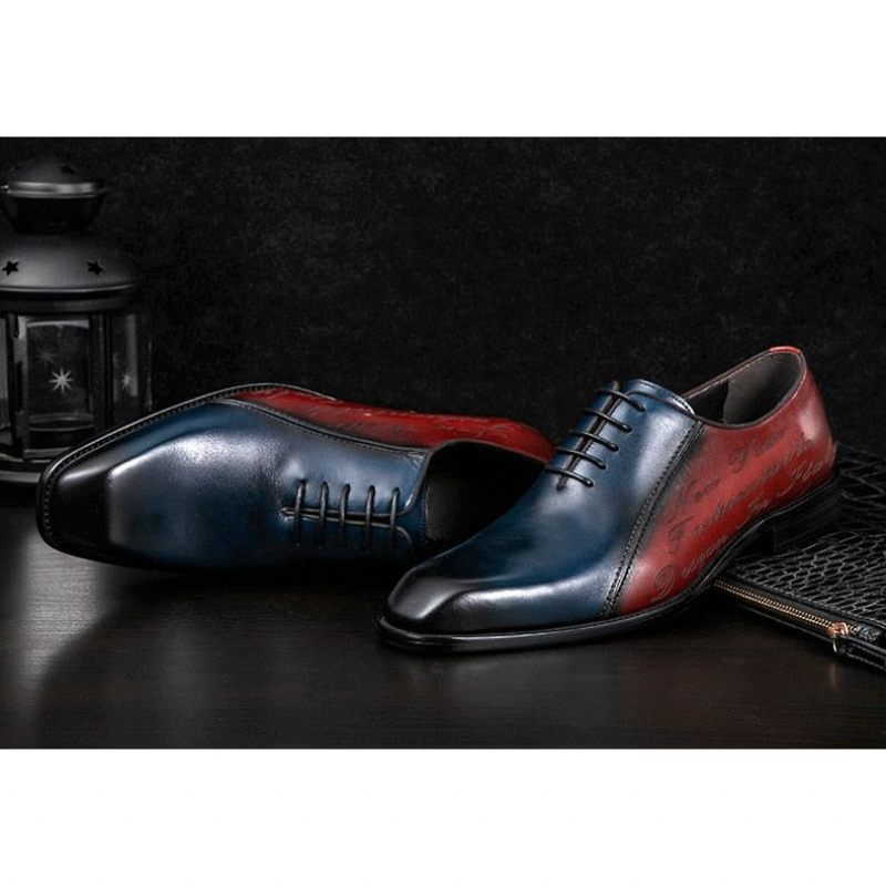 Férfi Hivatalos Cipők Egzotikus Brogue Dress - Burgundia