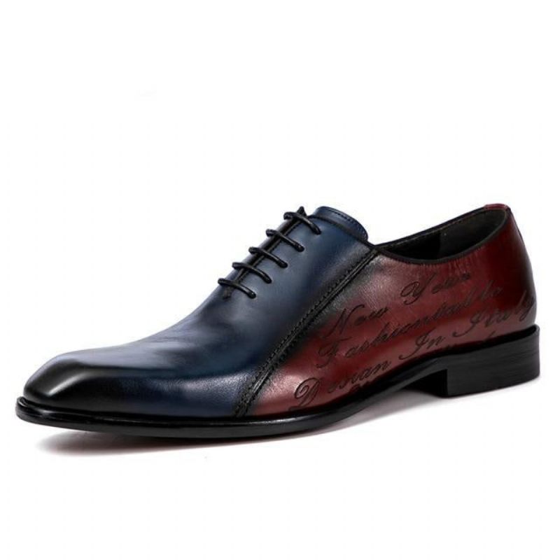 Férfi Hivatalos Cipők Egzotikus Brogue Dress - Burgundia