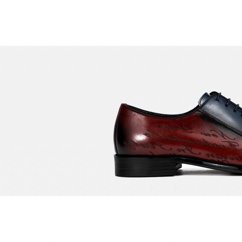 Férfi Hivatalos Cipők Egzotikus Brogue Dress - Burgundia