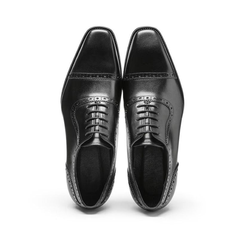 Férfi Hivatalos Cipők Elegáns Brogues - Fekete