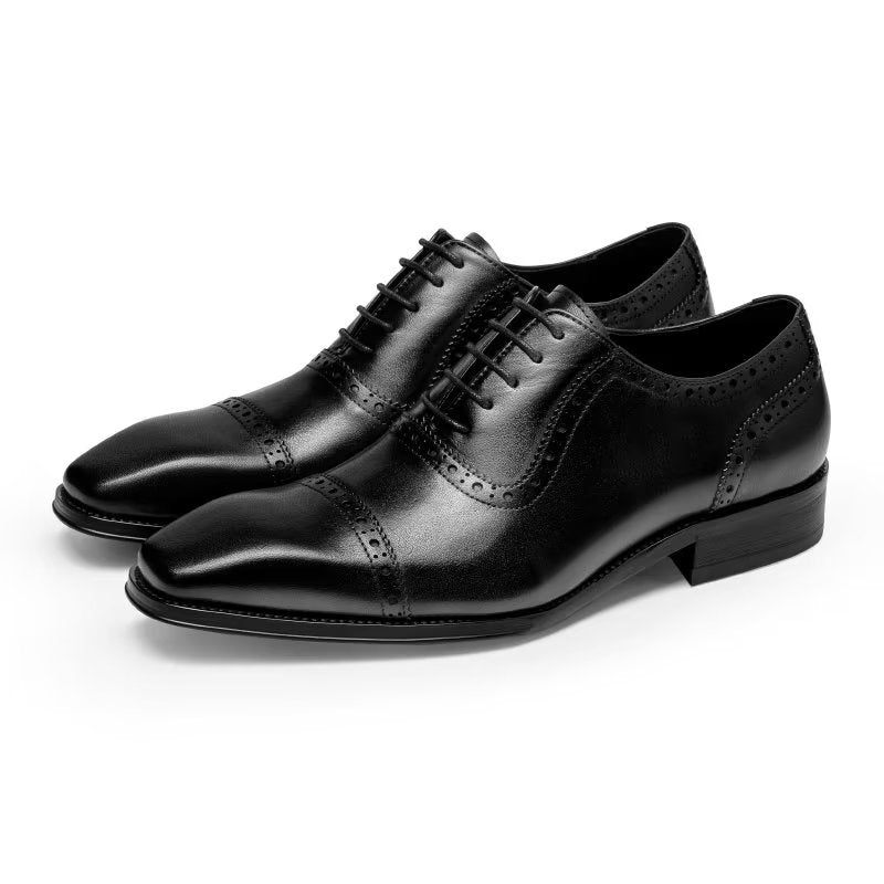 Férfi Hivatalos Cipők Elegáns Brogues - Fekete