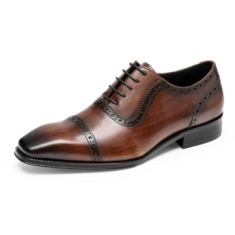 Férfi Hivatalos Cipők Elegáns Brogues - Kávé