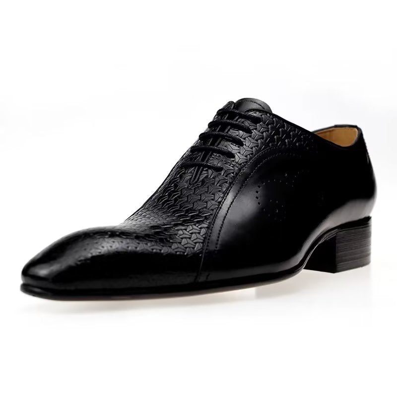 Férfi Hivatalos Cipők Elegáns Esküvői Brogues - Fekete