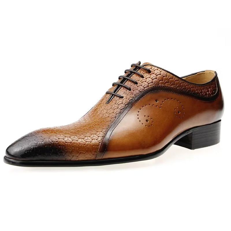 Férfi Hivatalos Cipők Elegáns Esküvői Brogues - Barna