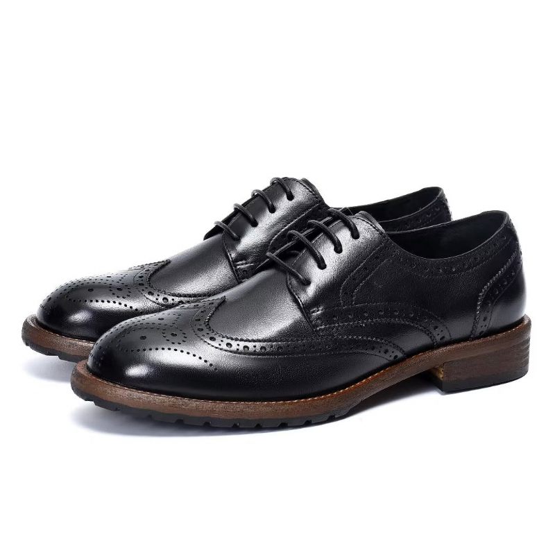 Férfi Hivatalos Cipők Exquisite Brogues - Fekete