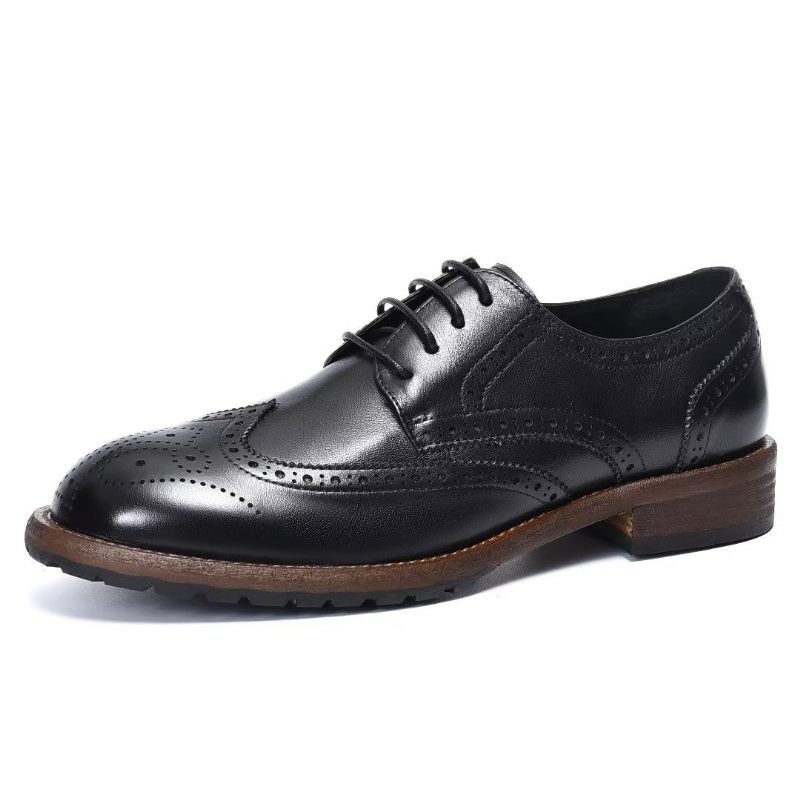 Férfi Hivatalos Cipők Exquisite Brogues - Fekete