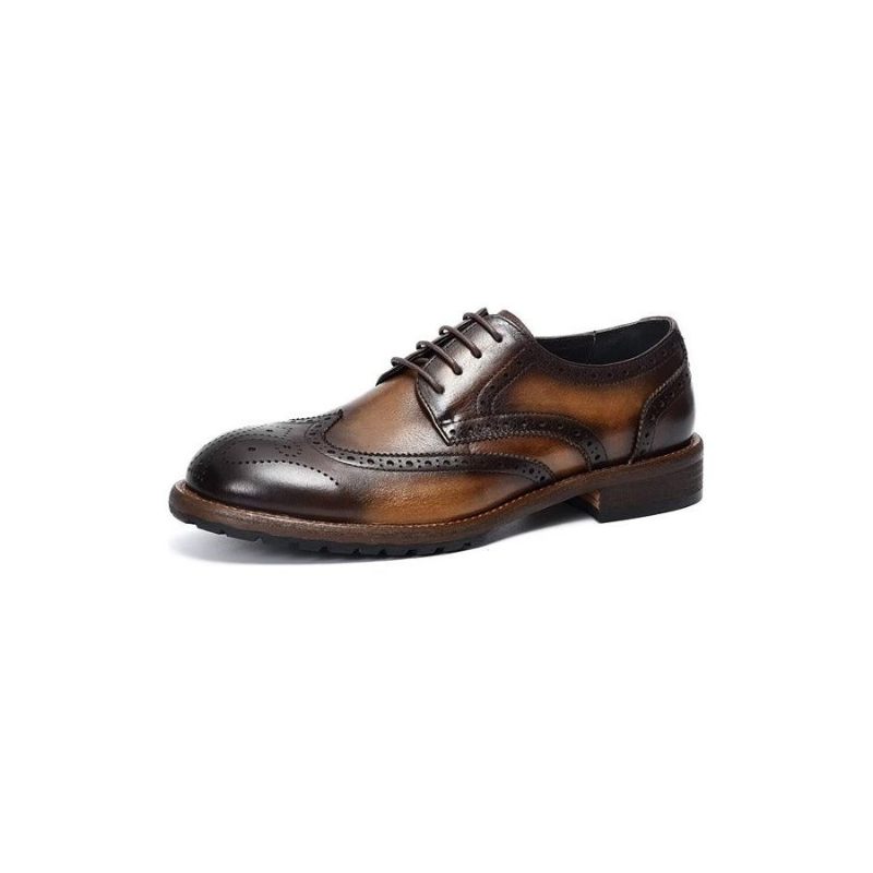 Férfi Hivatalos Cipők Exquisite Brogues - Kávé