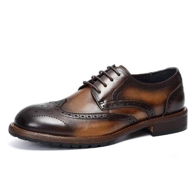 Férfi Hivatalos Cipők Exquisite Brogues - Kávé