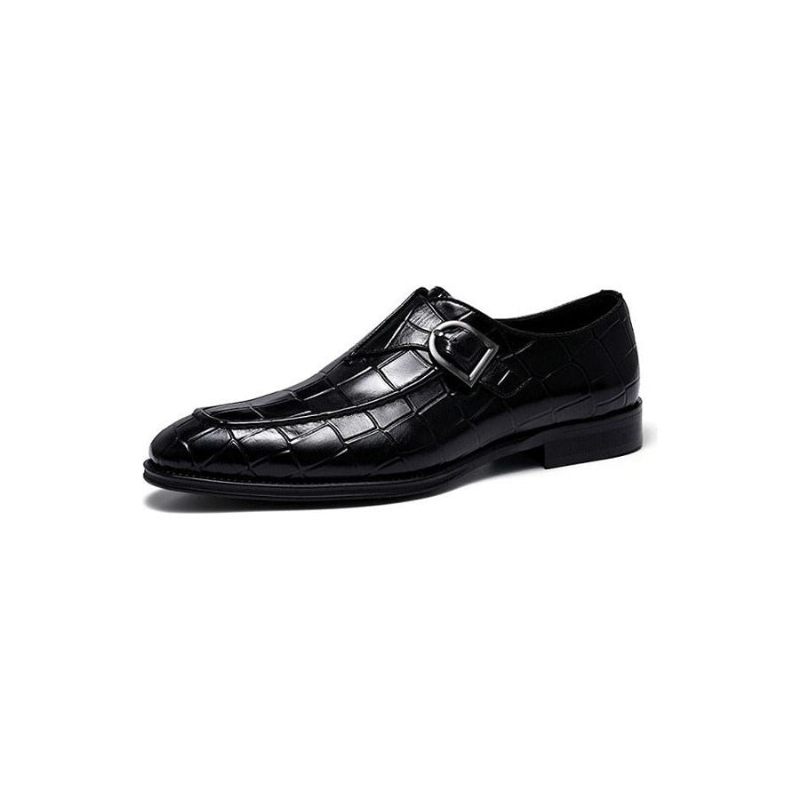 Férfi Hivatalos Cipők Krokodilbőr Elegance Slip-on Hegyes Orrú Ruhacipők