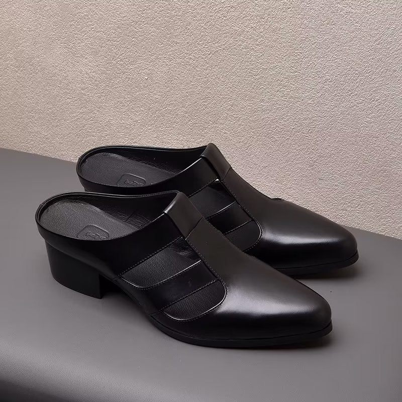 Férfi Hivatalos Cipők Slip On Dress - Fekete